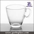 8 oz caneca de café de vidro transparente e caneca de cerveja com alça (GB092908-1)